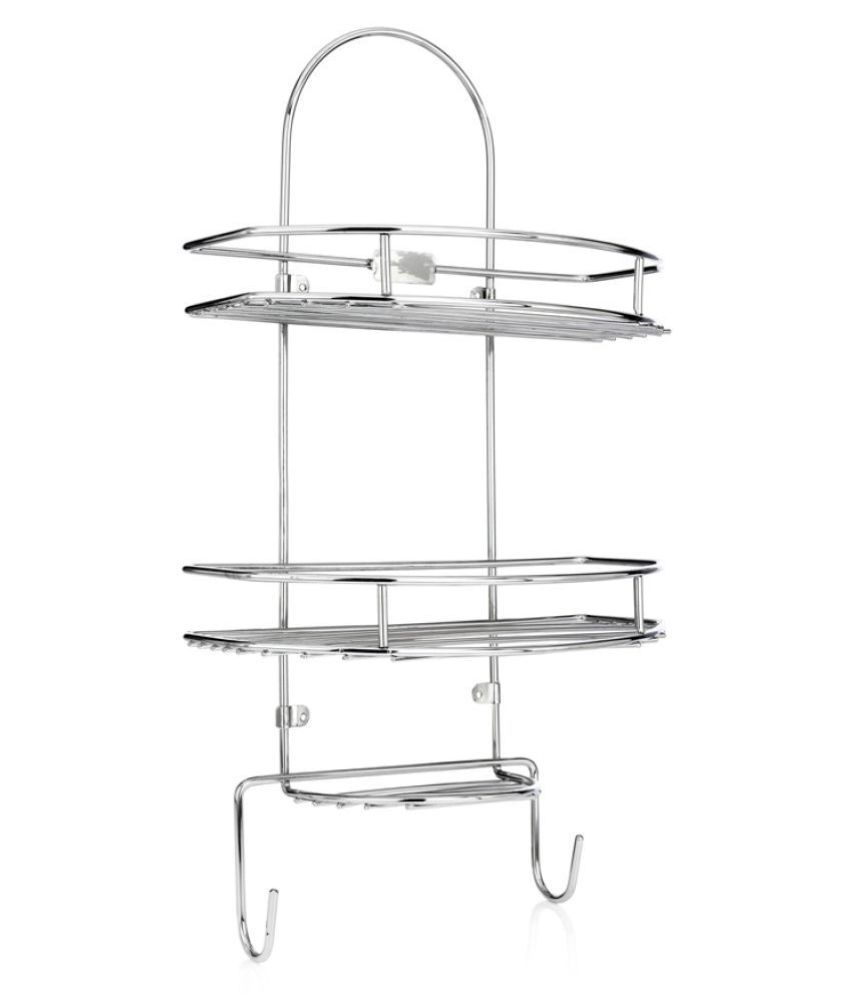 Rishan Lifestyle Wall Mounted Stainless Steel Bathroom/Kitchen Storage