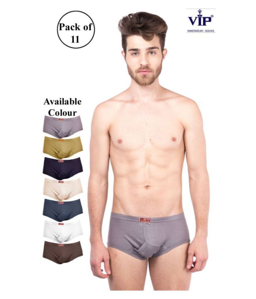     			VIP Multi Brief Pack of 11