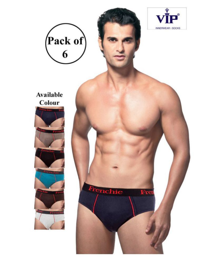     			VIP Multi Brief Pack of 6