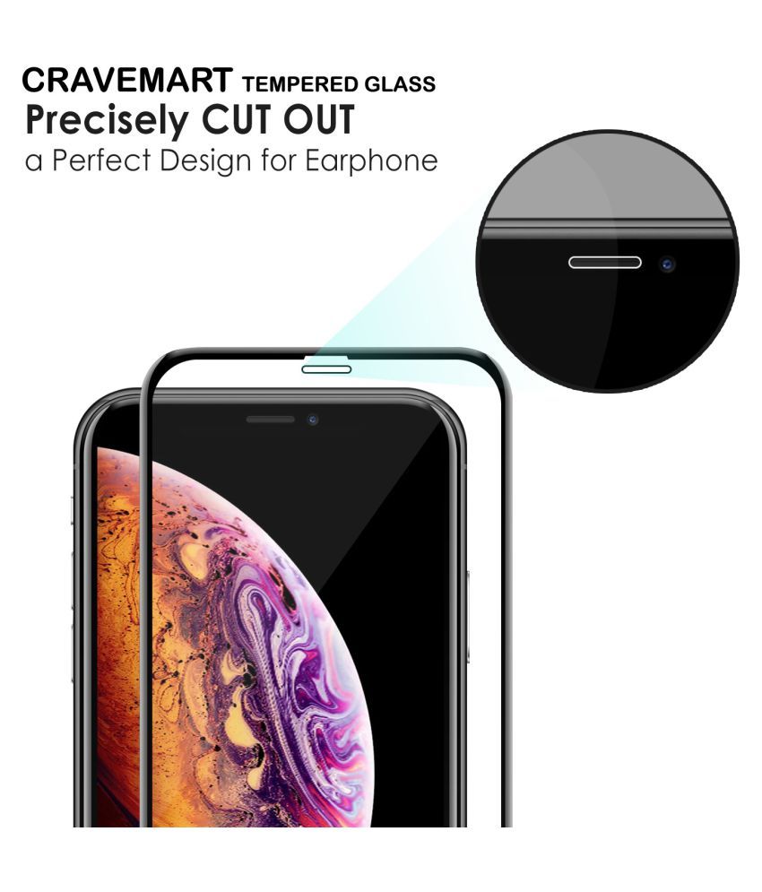 Apple iPhone Xs Max Tempered Glass by CraveMart Tempered Glass Online at Low Prices Snapdeal