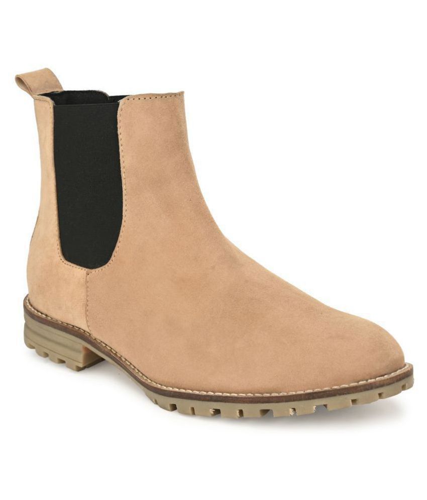 h&m beige chelsea boots