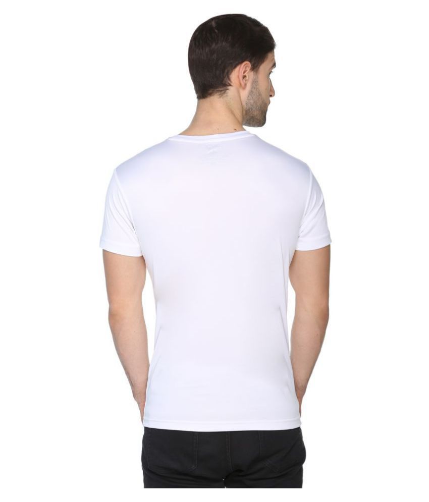 polyester white tshirt