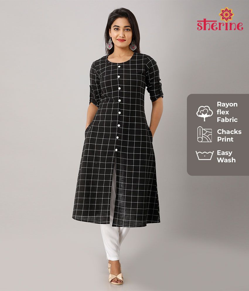 a line dress kurtis