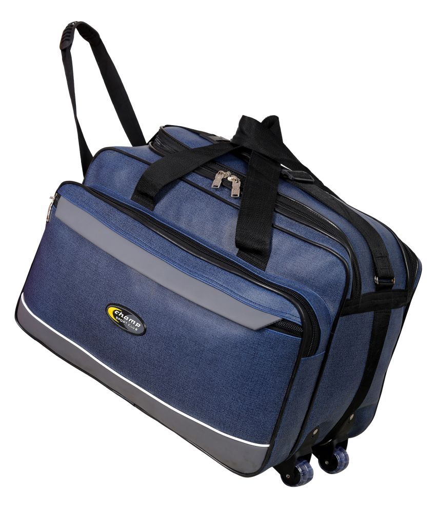 Special Blue Solid L Duffle Bag - Buy 