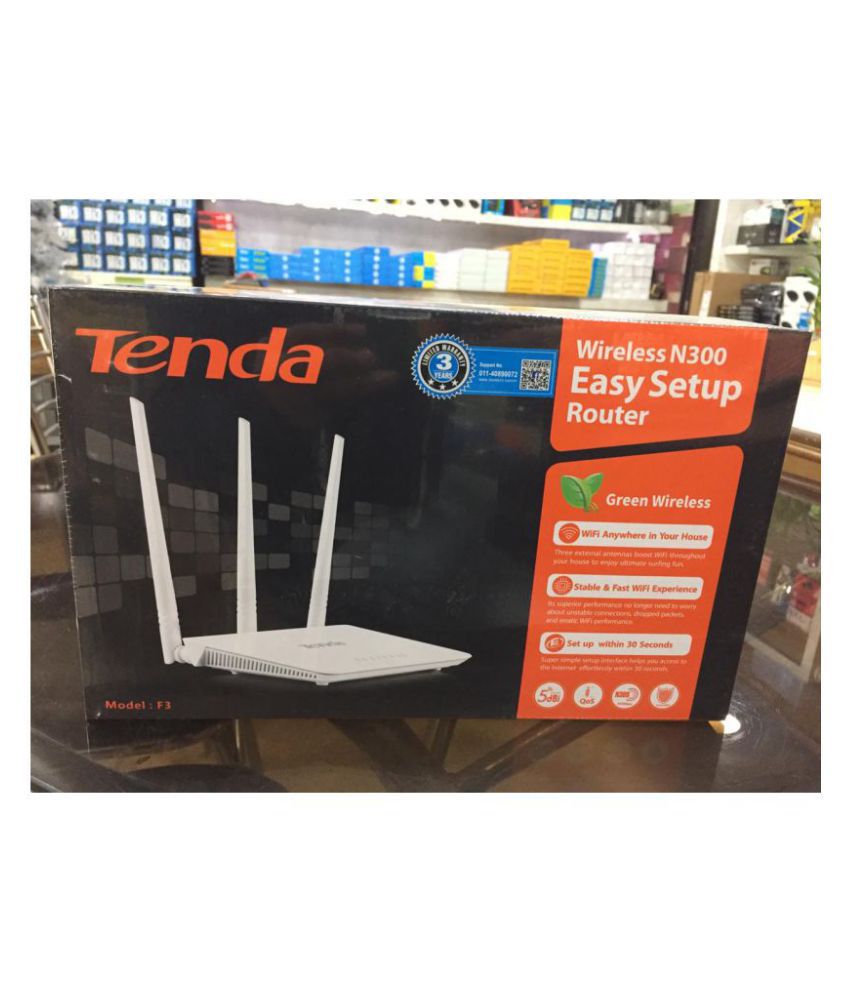 Tenda Tenda F3 300Mbps Router Without Modem