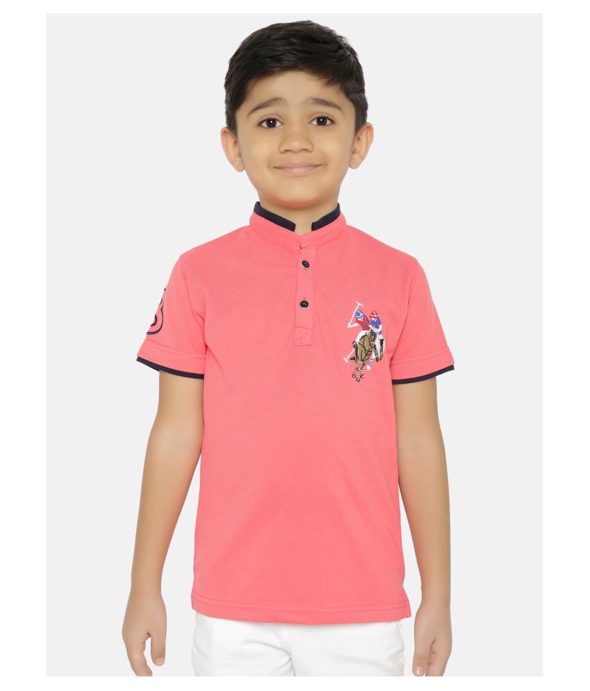 light pink boys shirt