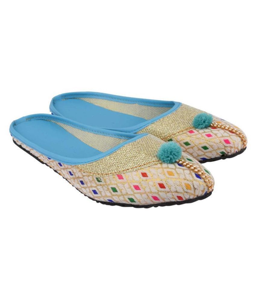     			Raj - Turquoise Women's Mules