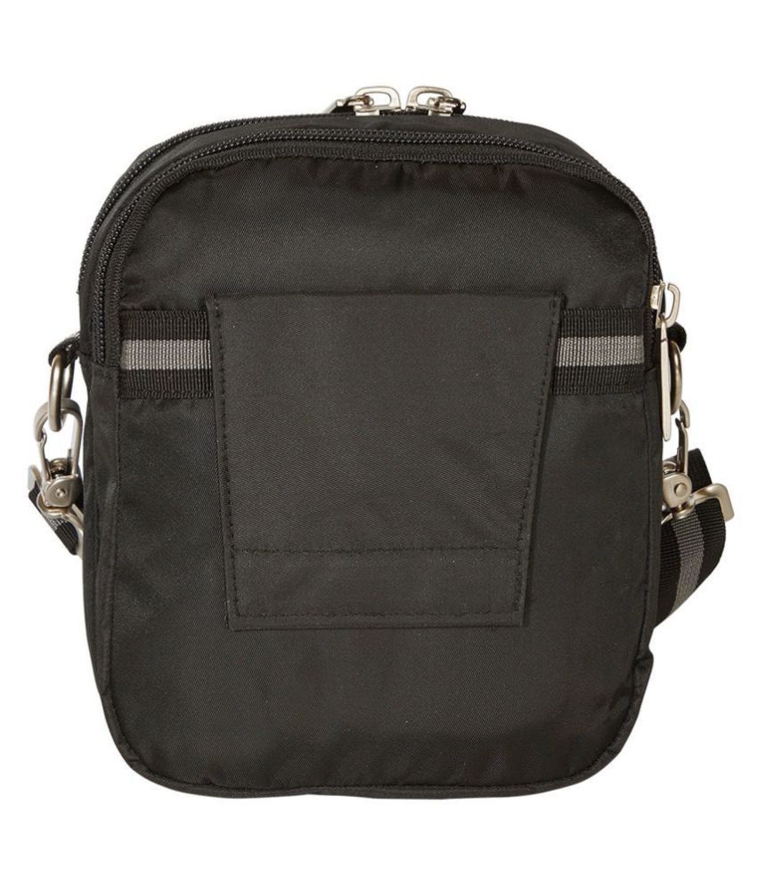 SATURN Black Polyester Casual Messenger Bag - Buy SATURN Black ...