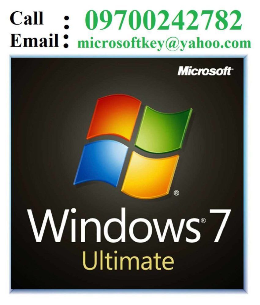price of windows 7 ultimate in india