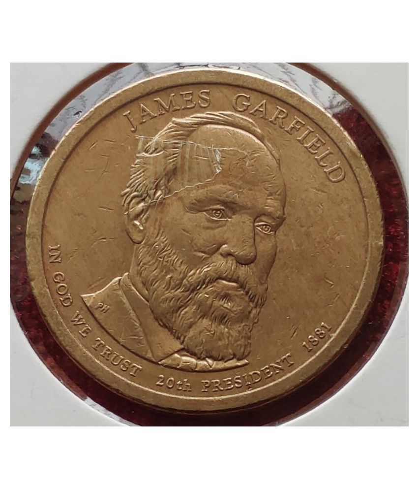     			Presidential1 Dollar 20th president James Garfield 1881