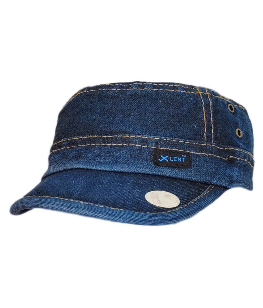 TyranT® Denim Unisex Cotton Adjustable & Free Size Quality Caps Hats for Men & Women Classic Cap