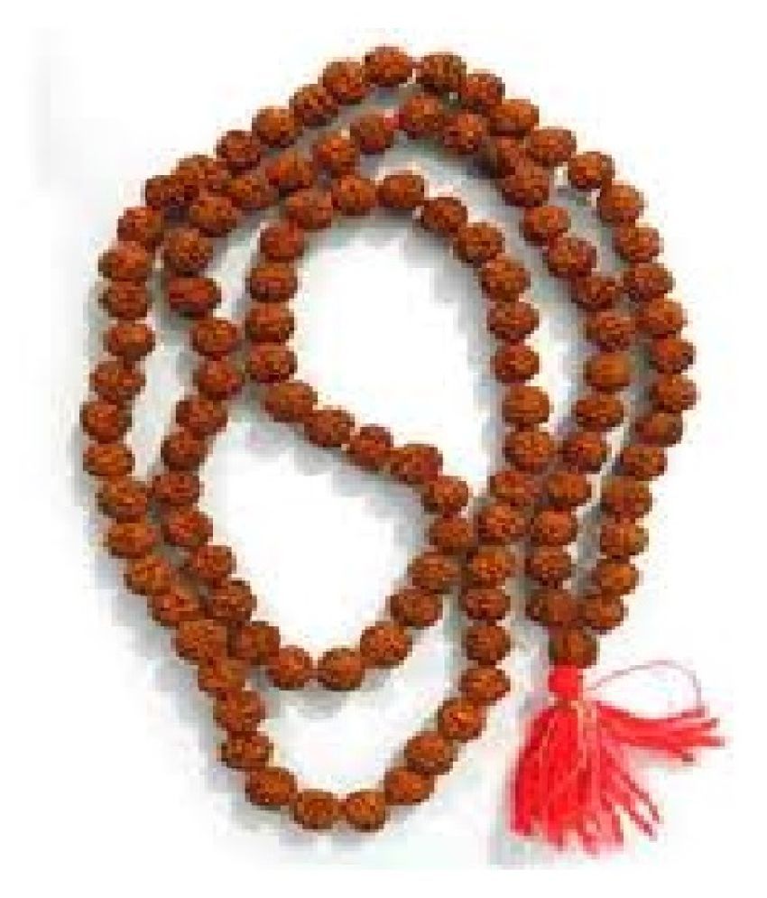 100% CERTIFIED ORIGINAL NEPALI RUDRAKSHA SMALL MALA 5 FACED 5 MUKHI by ...