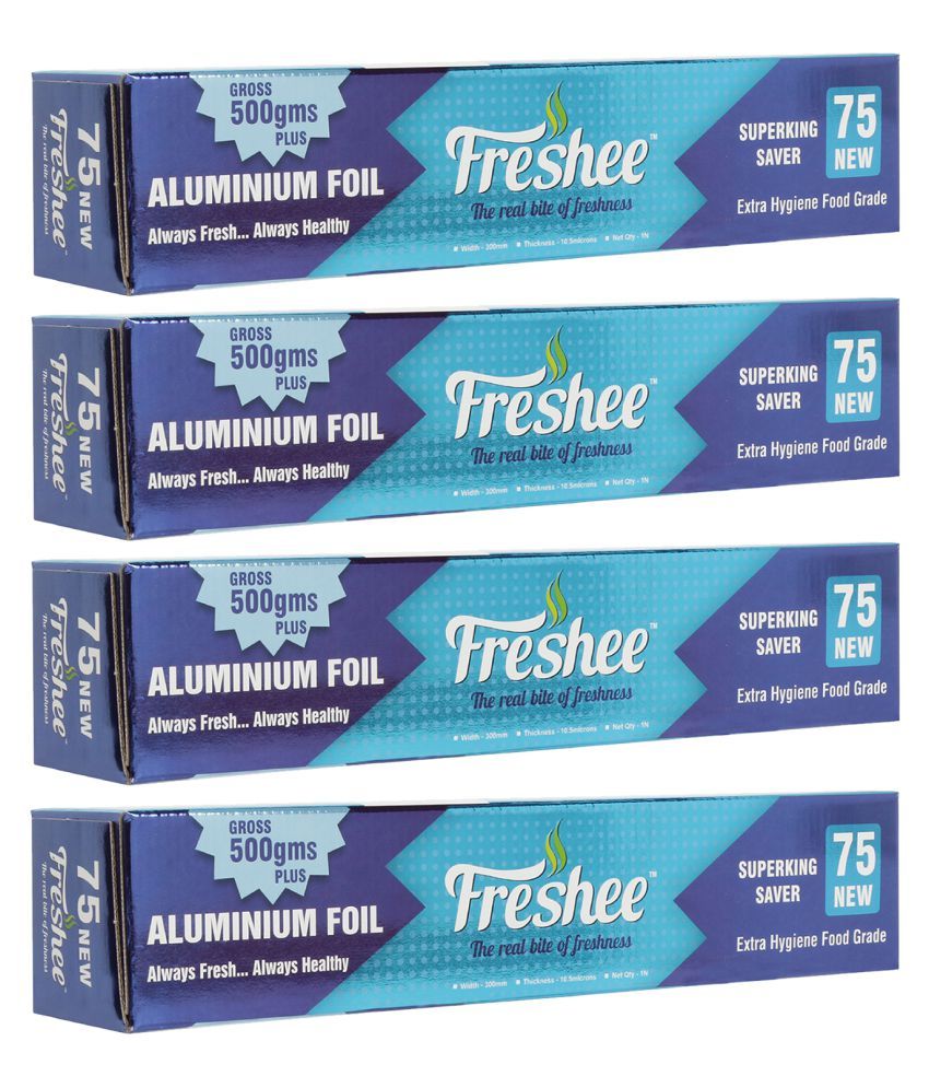     			Freshee 28m Aluminium Foil Paper Roll Pack of 4