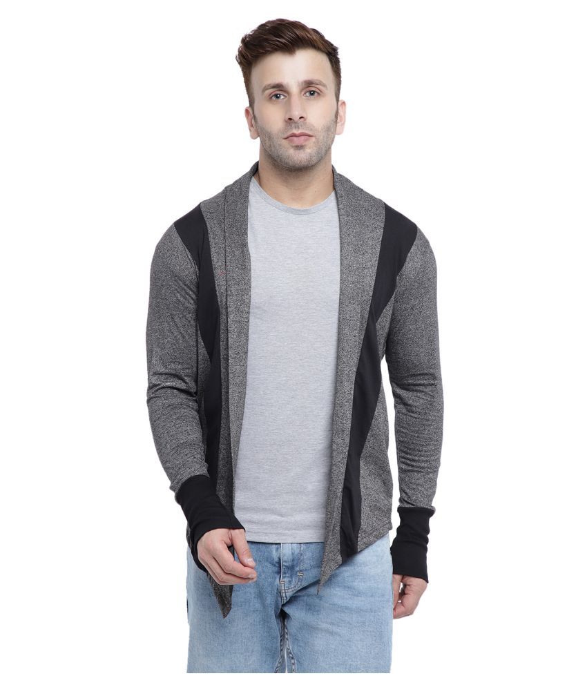black shawl sweater mens