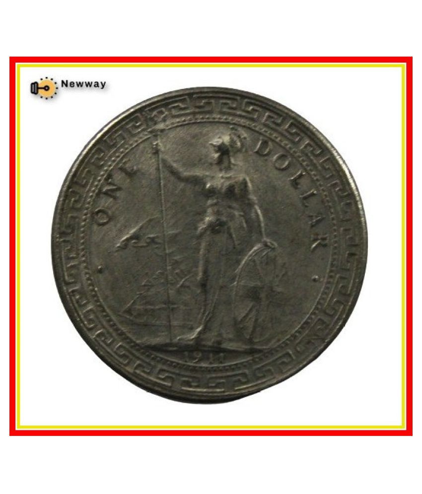     			1 Dollar 1911 - (British Trade Dollar)  United Kingdom Extremely Rare Coin