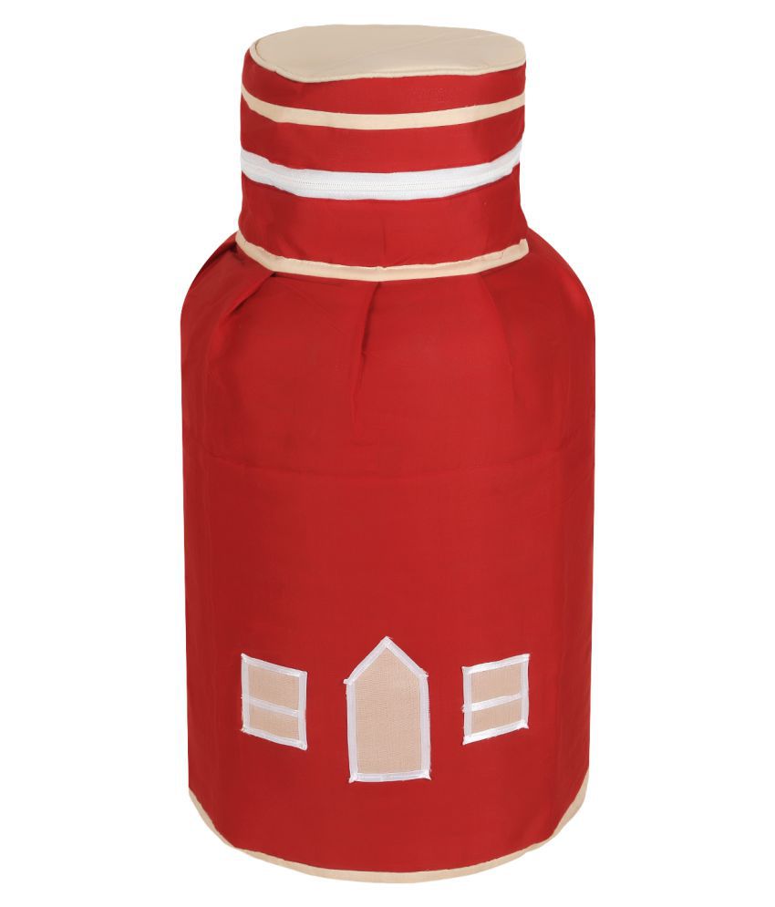     			E-Retailer Single Polyester Red Cylinder Cover