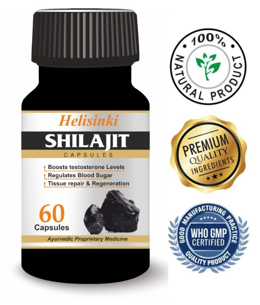 Helisinki Natural Shilajit Capsules for Men Capsule 500 mg Buy