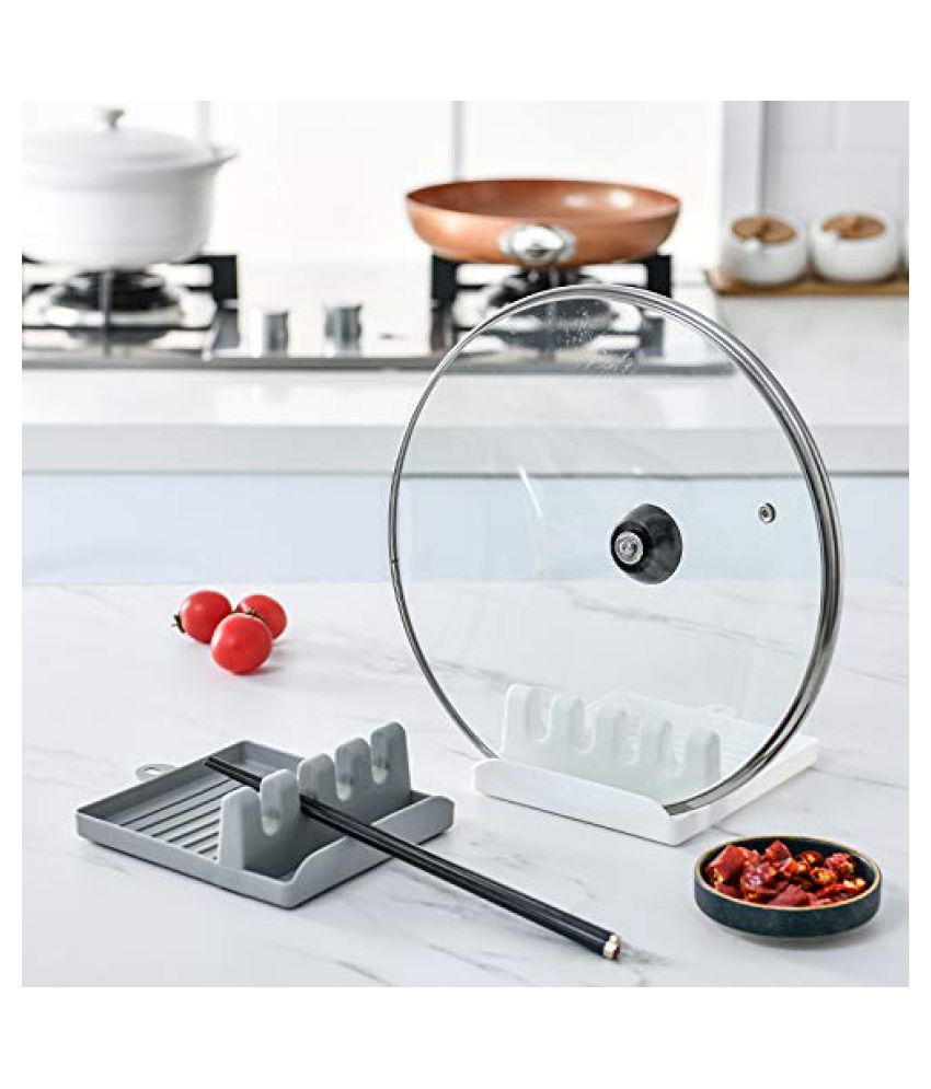 Multifunction Kitchen Cooking Utensil Stand Holder Pot Clips Support
