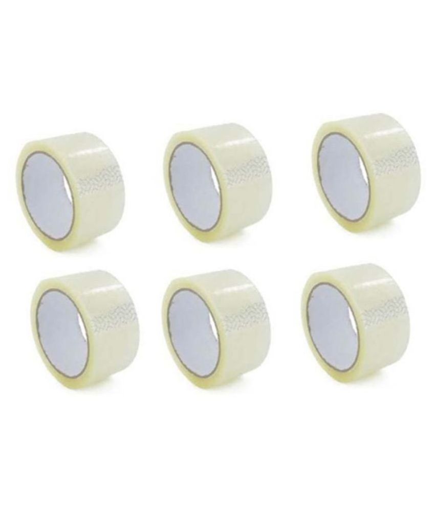 Strong Transparent Tape 40 Meter - Pack of 6: Buy Online at Best Price ...