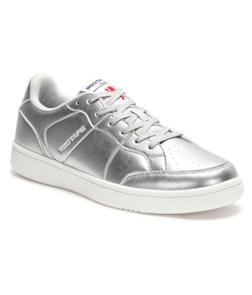 Red Tape Sneakers Silver Casual Shoes