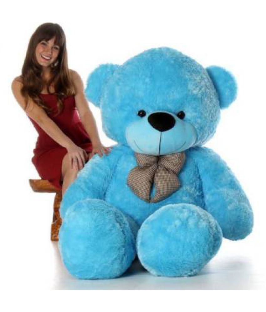 5 feet blue teddy bear