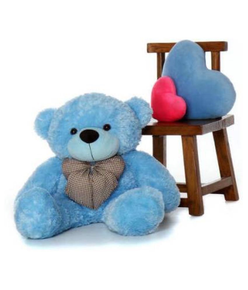 5 feet blue teddy bear