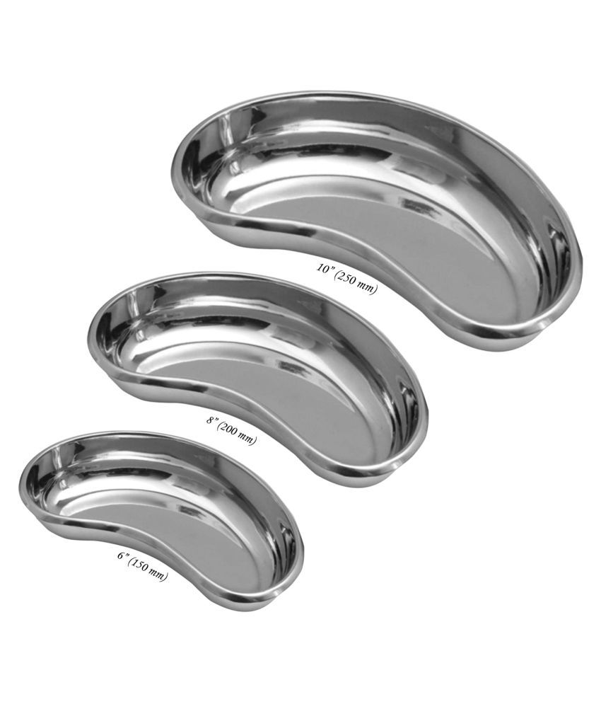 Stanforch Steel Kidney tray - pack of 3