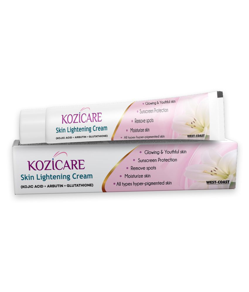 HealthVit Moisturizer Kozicare Skin Lightening Cream gm Pack of 2