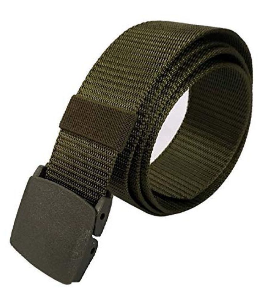     			Livisorb - Green Nylon Men's Casual Belt ( Pack of 1 )