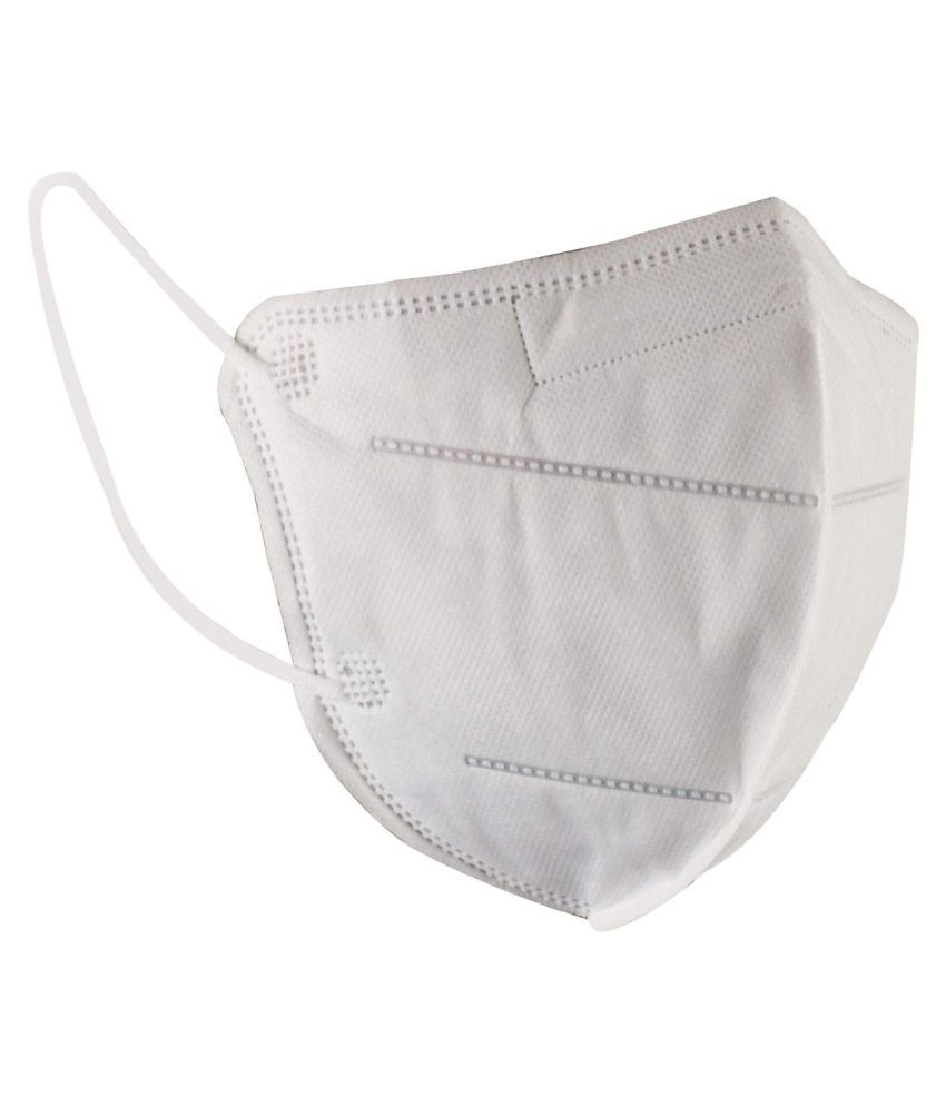 SHI N95 Adjustable Ear Loop Face Mask with 5 layer Filtration pack of