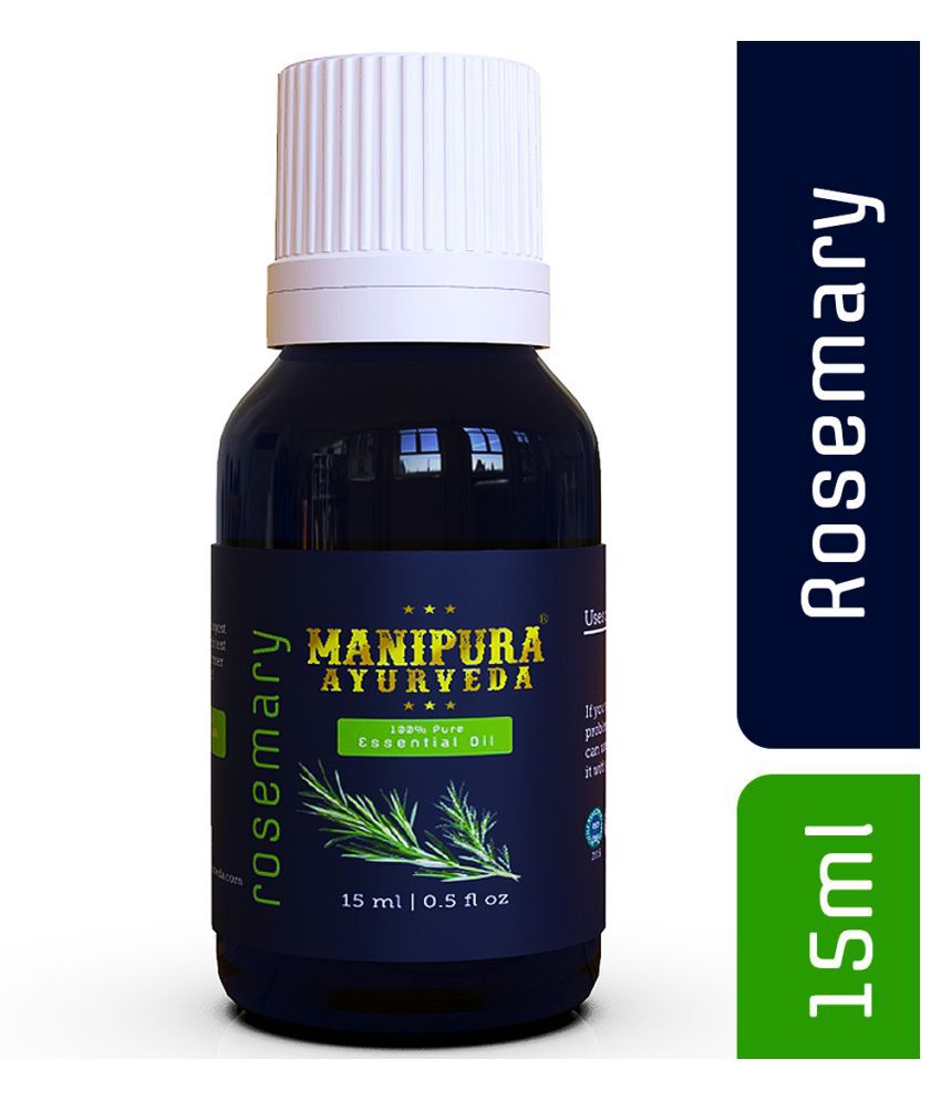 Manipura Ayurveda 100% Pure Rosemary Essential Oil 15 mL