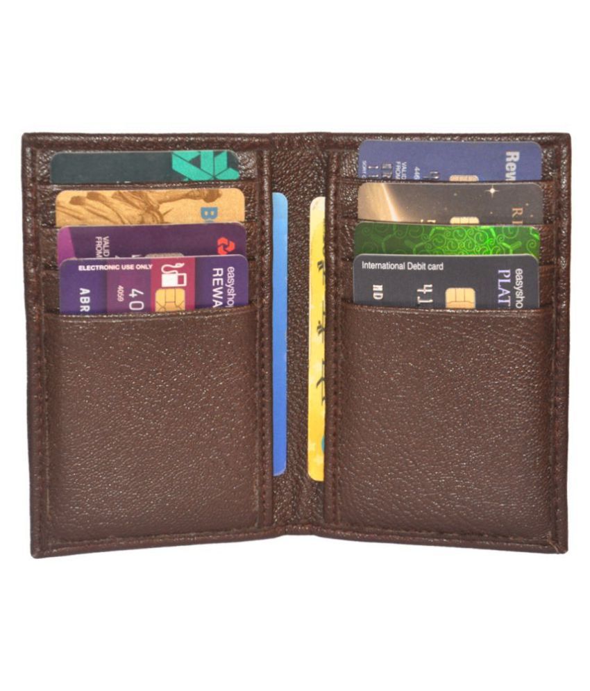     			DUO DUFFEL PU Leather Card Holder ( Pack 1 )