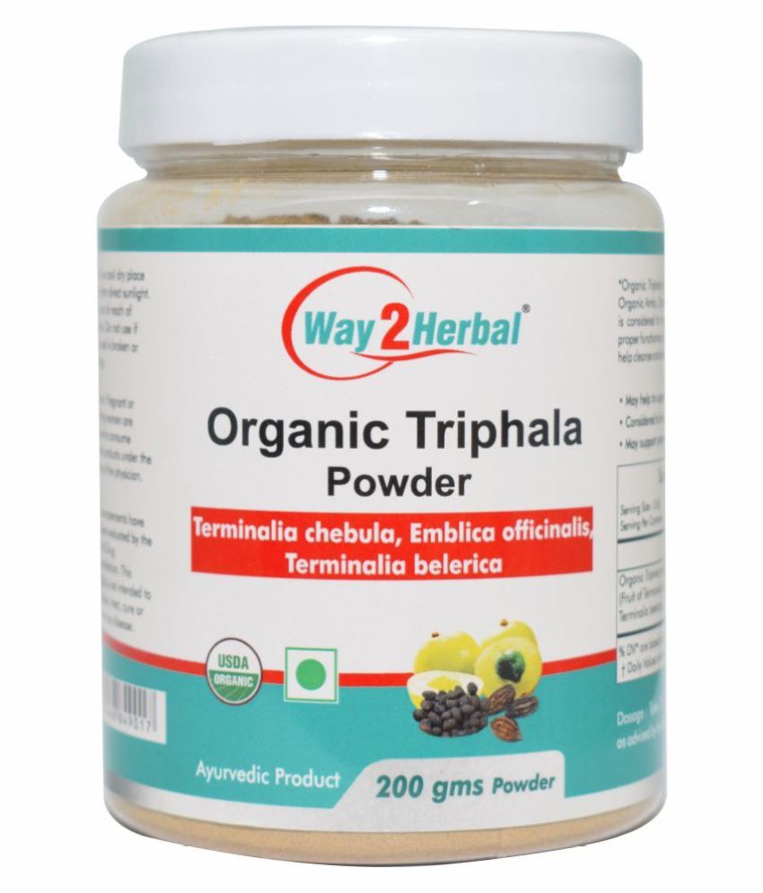 Way2Herbal Organic Triphala Powder 200 gm Buy Way2Herbal Organic