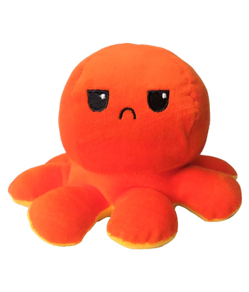 orange octopus teddy