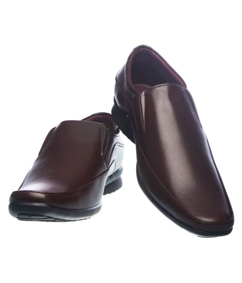 khadim brown formal shoes