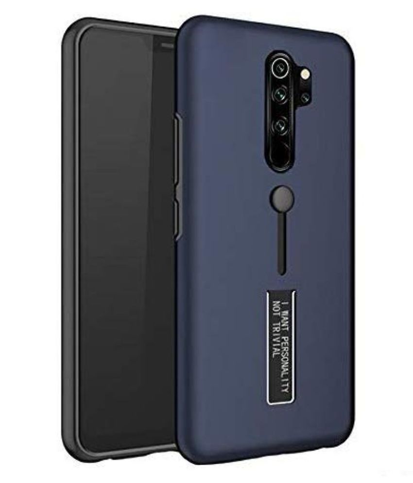 Xiaomi Redmi 9 Prime Cases With Stands Shining Stars Blue Hidden Ring Holder Plain Back Covers Online At Low Prices Snapdeal India