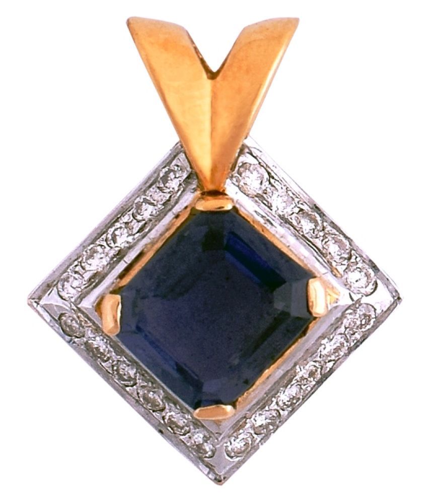 Beautuful Natural Diamond Pendant 18KT Yellow Gold