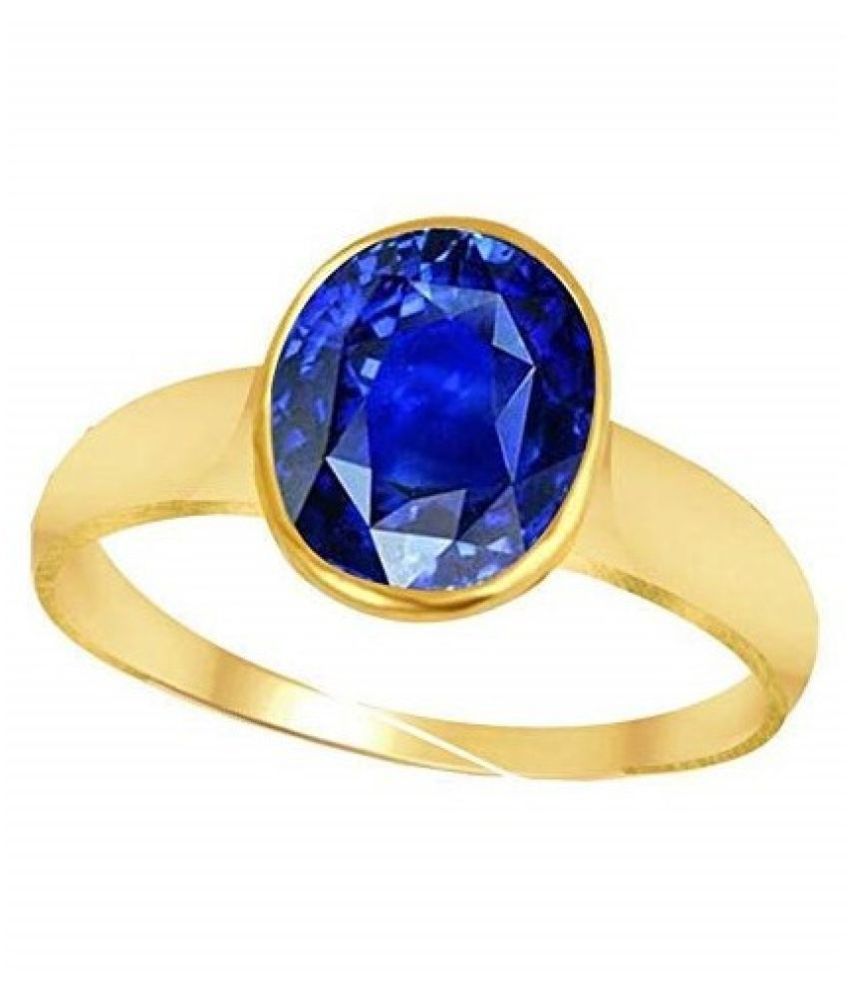 Blue Sapphire Neelam 6.25 Ratti Blue Sapphire Stone: Buy Blue Sapphire ...