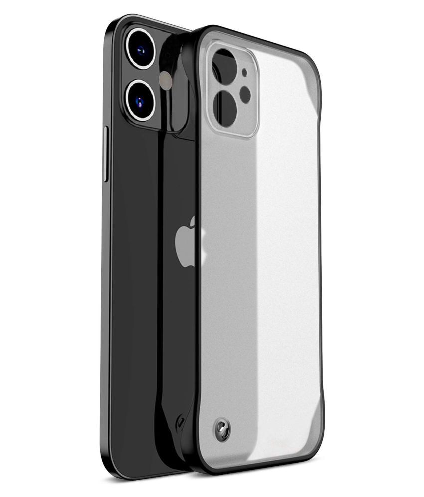 Apple iPhone 12 Mini Bumper Cases Wow Imagine - Black - Plain Back ...