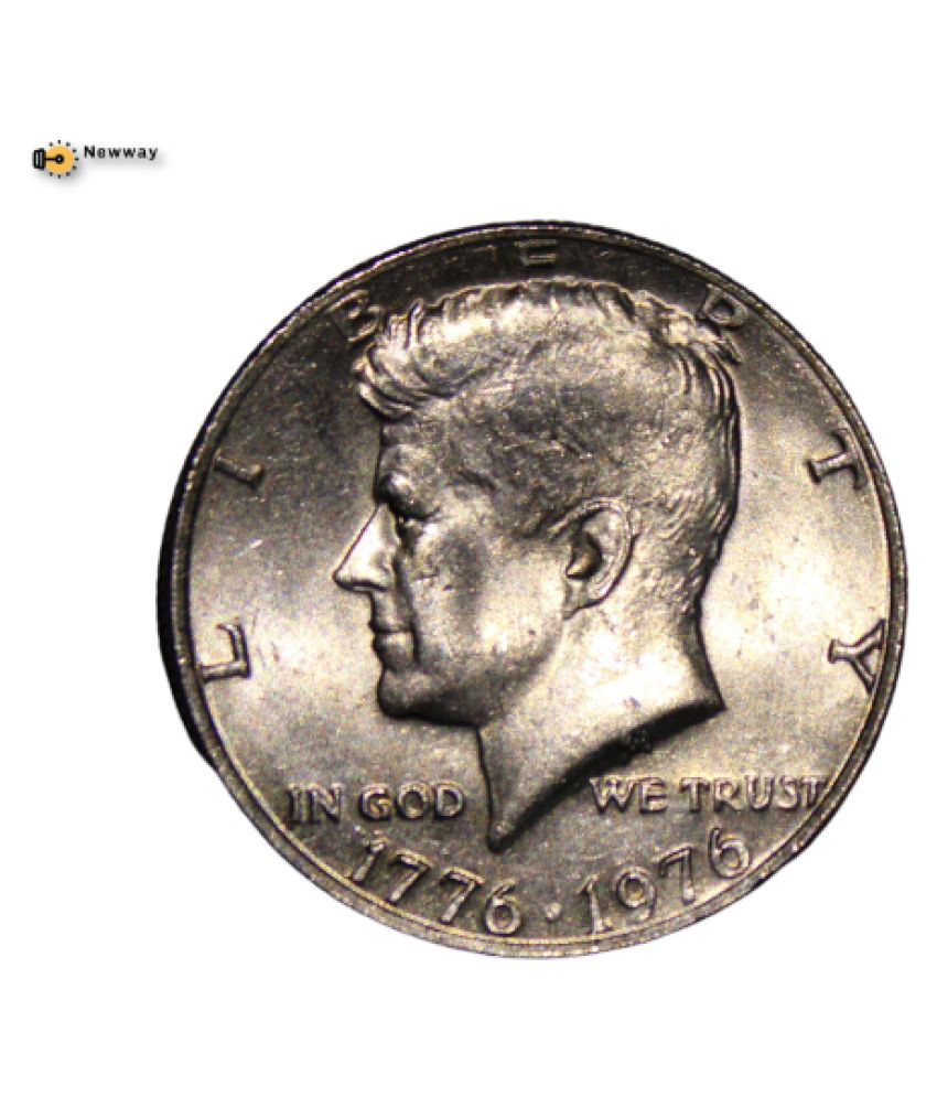     			Half Dollar "Kennedy Half Dollar" Commemorative issue Bicentenary of the United States Declaration of Independence 1776-1976 United States of America Rare Coin 100% Original Product
