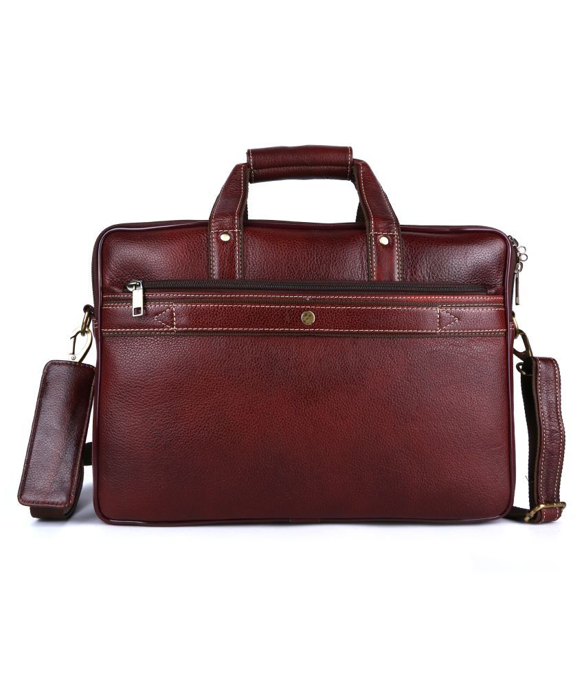 India Leather Messenger bag Brown Leather Office Bag - Buy India ...