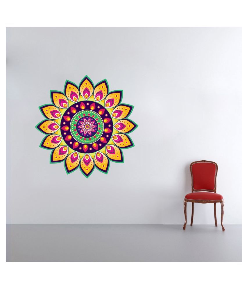 sp decals sp decals rangoli wall sticker Abstract Glow in the Dark