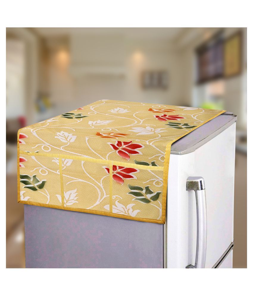     			E-Retailer Single Polyester White Fridge Top Cover