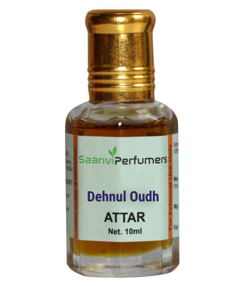 Saanvi Perfumers Dehnul Oudh Attar 10ML For Men & Women, Pure & Natural