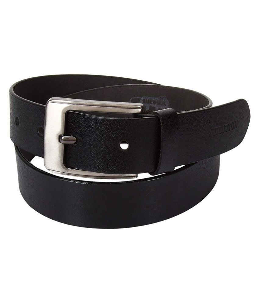 Bold Leather Black Leather Formal Belt: Buy Online at Low Price in ...