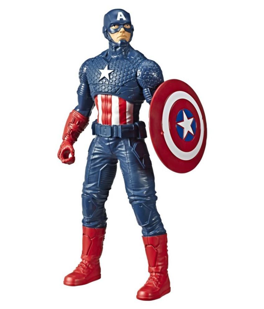 Marvel Avengers Captain America Figure 9.5-inch Scale Action Figure ...