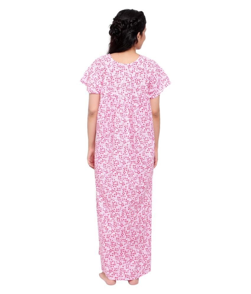 long cotton night gowns