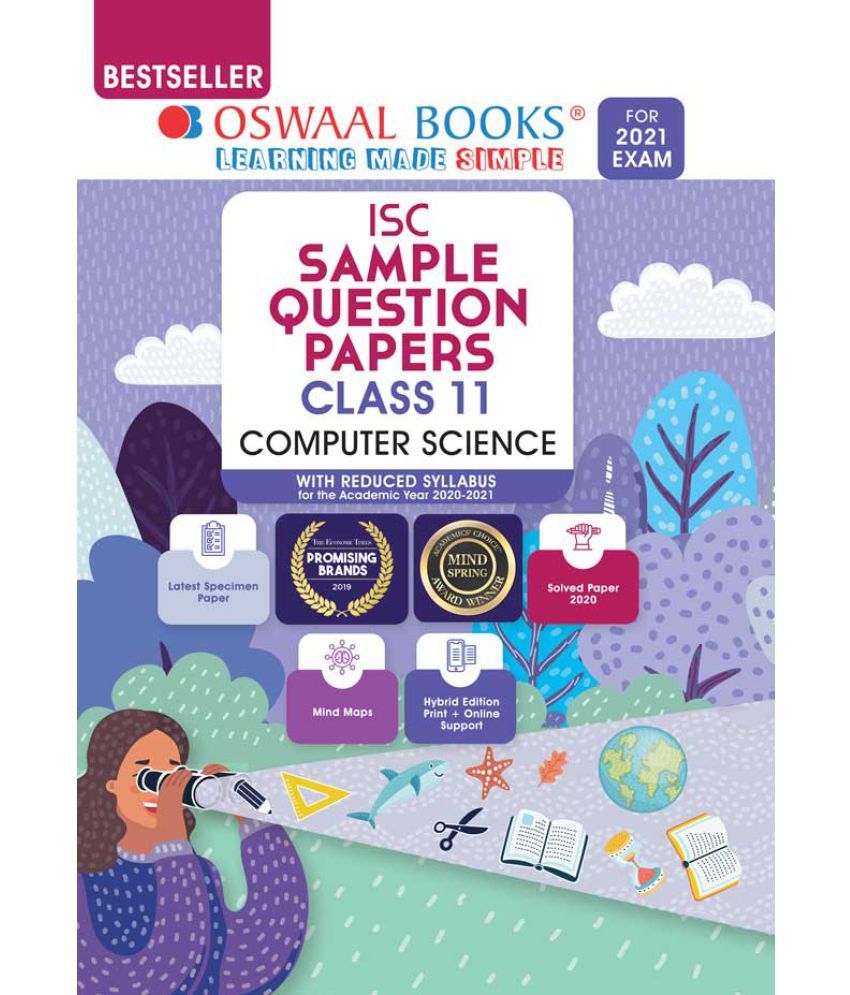 Oswaal ISC Sample Question Paper Class 11 Computer Science Book (For