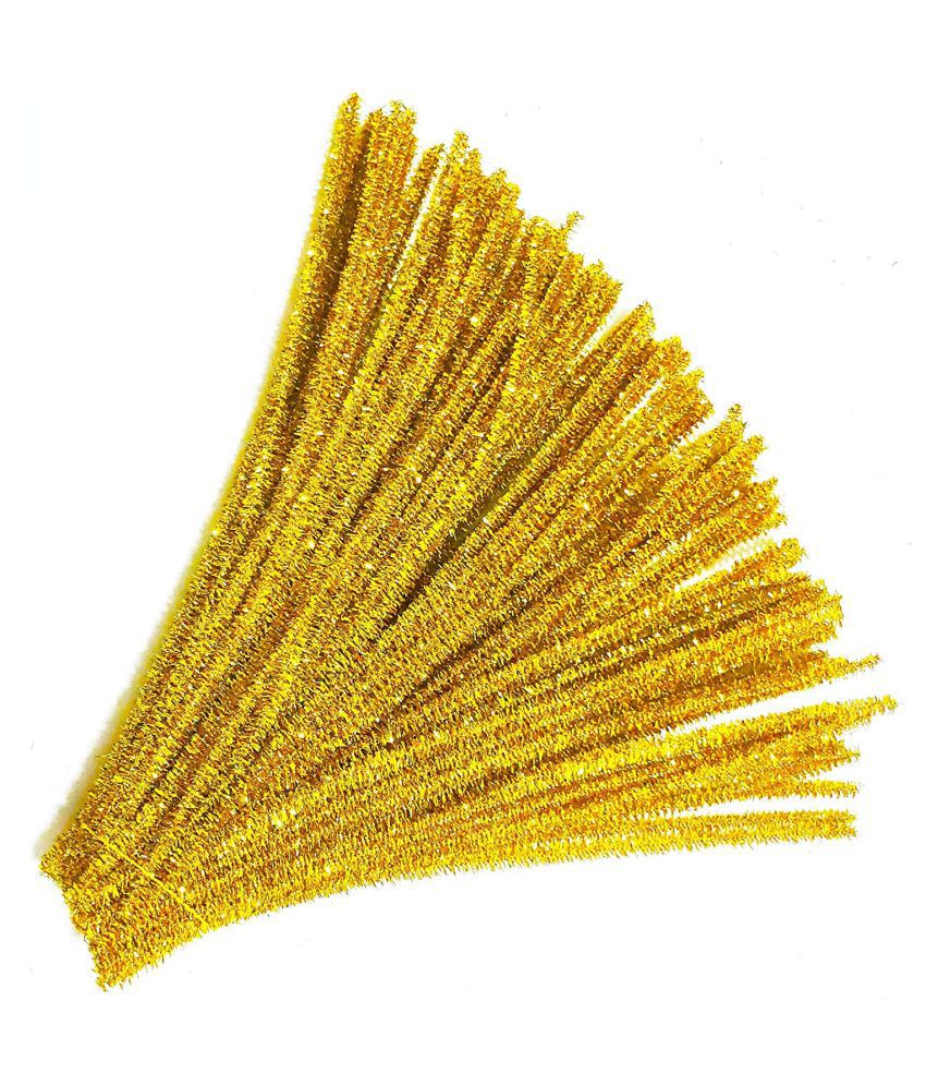    			PRANSUNITA Sparkle Pipe Cleaners 25 Pcs, Chenille Stems for DIY Crafts Decorations Creative School Projects (6 mm x 12 Inch)