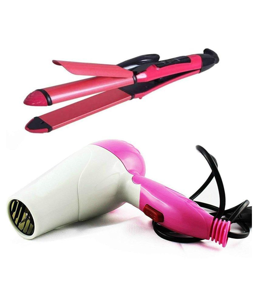 H.P.ENTERPRISE Combo of Hair Dryer and Hair Straightener Styler Pack of 2 Styler Pack of 2
